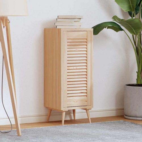 Врата на шкафа с извит дизайн 69x29,5 cm масивна дървесина бор