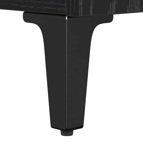 Служебен шкаф Черен дъб 34 x 90 x 80 см Инженерно дърво