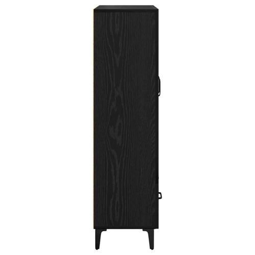 Висок шкаф с чекмедже Черния дъб 70 x 31 x 115 см
