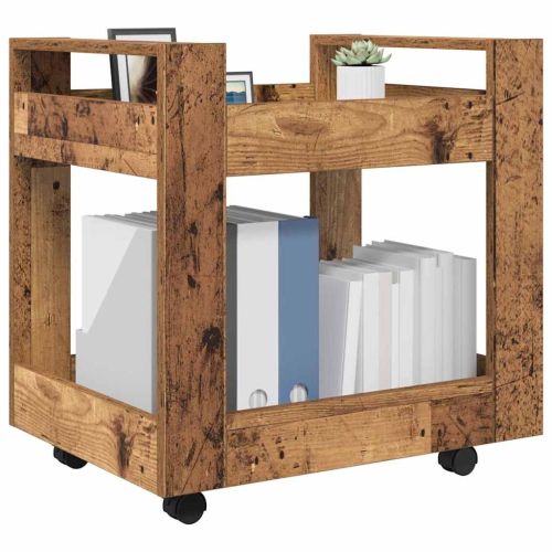 Бюро количка Старо дърво 60 x 45 x 60 см Инженерна дървесина
