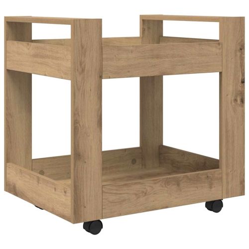 Бюро количка Дъб 60 x 45 x 60 см Инженерна дървесина