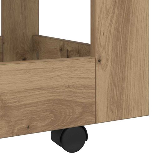 Бюро количка Дъб 60 x 45 x 60 см Инженерна дървесина
