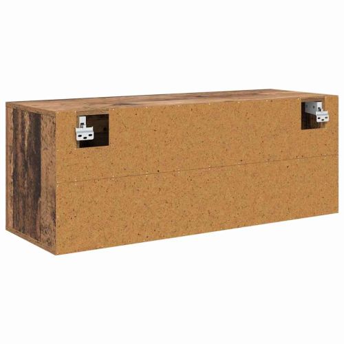 Шкаф за обувки 100 x 35 x 38 см Инженерна дървесина Старо дърво