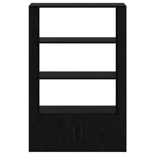 Служебен шкаф Черен дъб 30 x 80 x 119.5 см Инженерно дърво