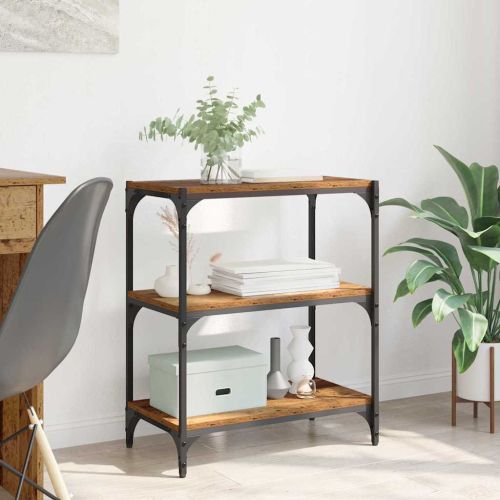 Шкаф за книги Старо дърво 60 x 33 x 70,5 см