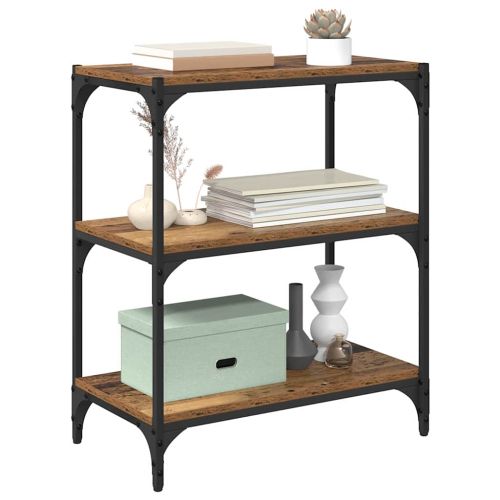 Шкаф за книги Старо дърво 60 x 33 x 70,5 см