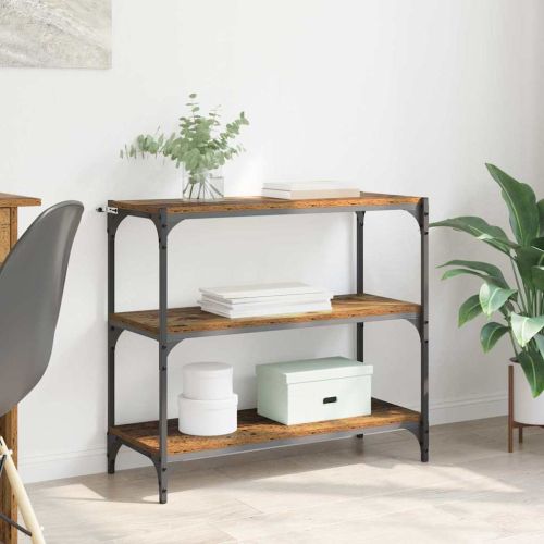 Шкаф за книги Старо дърво 80 x 33 x 70,5 см