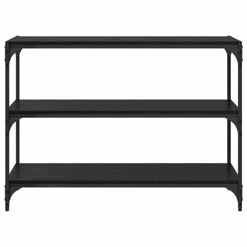 Шкаф за книги Черен дъб 100 x 33 x 70,5 см