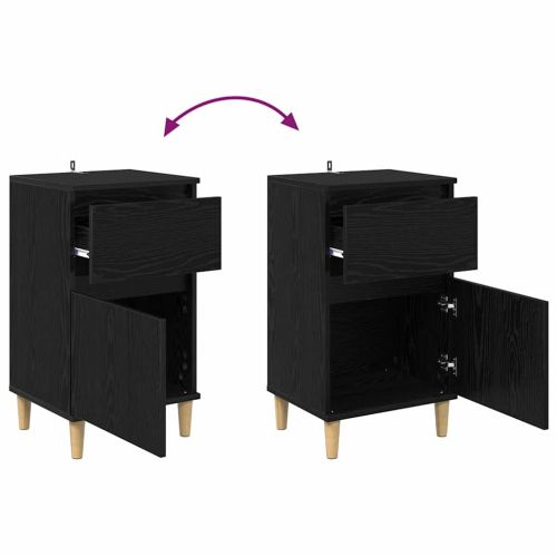 Нощен шкаф Черния дъб 40 x 35 x 70 см Инженерно дърво
