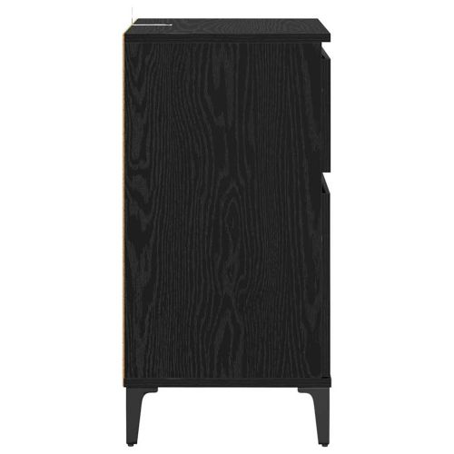Нощен шкаф 2 бр. Черния дъб 40 x 35 x 70 см Инженерна дървесина