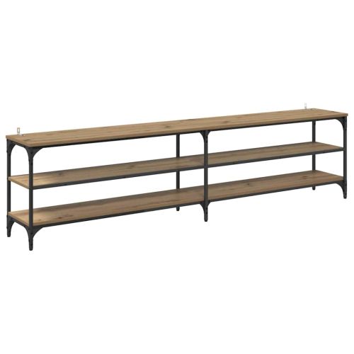 ТВ шкаф Дъб 200 x 30 x 50 cm Инженерна дървесина и желязо