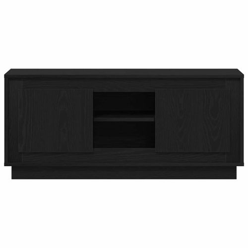 ТВ шкаф Черния дъб 102 x 35 x 45 см Инженерно дърво