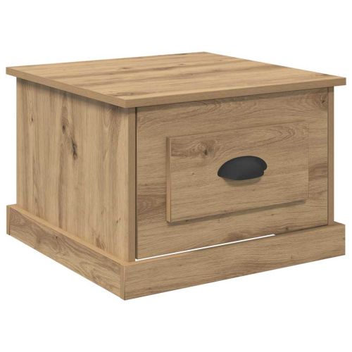 Масичка за кафе с чекмедже Дъб 50 x 50 x 35 cm Инженерно дърво