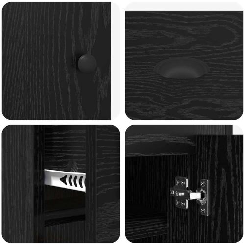 Висок шкаф Черния дъб 70 x 35,5 x 67,5 см Инженерно дърво