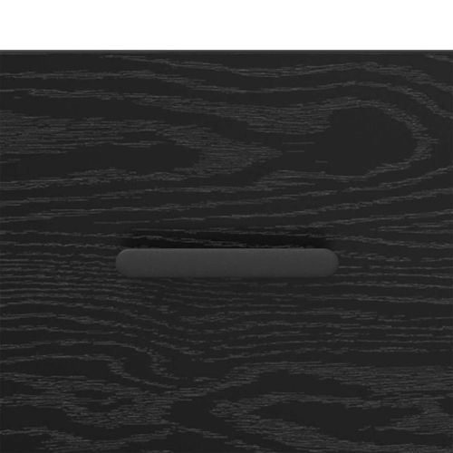 Служебен шкаф Черен дъб 34 x 34.5 x 90 см Инженерно дърво