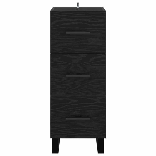 Служебен шкаф с чекмедже Черния дъб 34,5 x 34 x 90 см