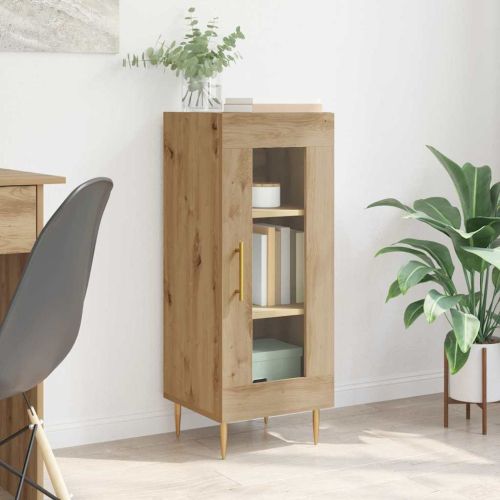 Служебен шкаф дъб артизан 34 x 34.5 x 90 см Инженерно дърво