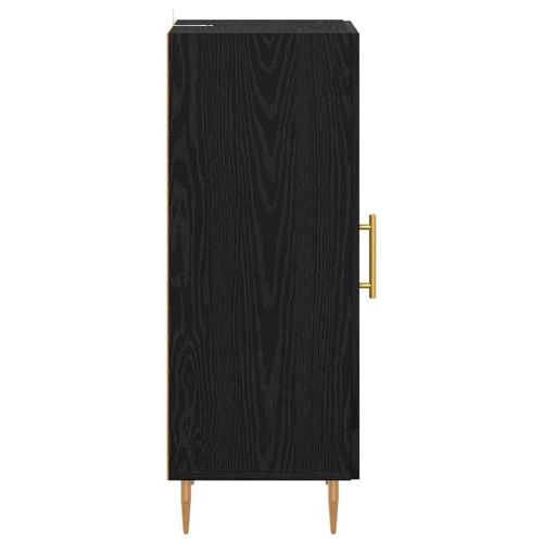 Служебен шкаф Черен дъб 34 x 34.5 x 90 см Инженерно дърво