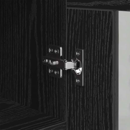 Служебен шкаф Черен дъб 34 x 34.5 x 90 см Инженерно дърво