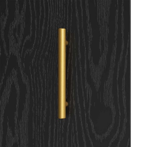 Служебен шкаф Черен дъб 34 x 34.5 x 90 см Инженерно дърво