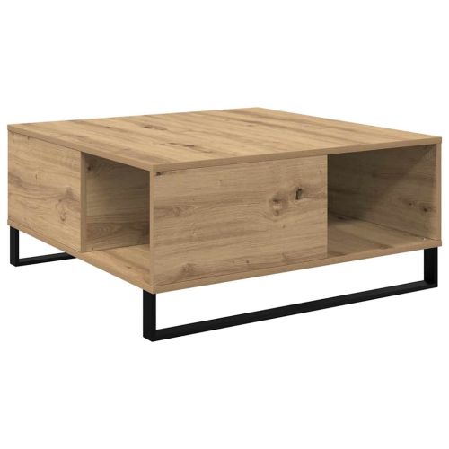 Масичка за кафе Дъб 80 x 80 x 36,5 см Инженерно дърво