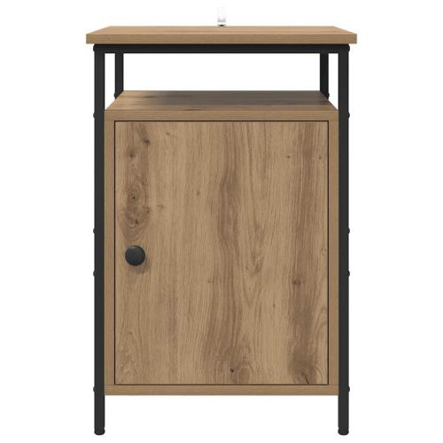 Нощен шкаф 2 pcs Дъб 40 x 42 x 60 см Инженерно дърво