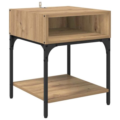 Нощно шкафче Дъб 40 x 40 x 50 cm Инженерно дърво