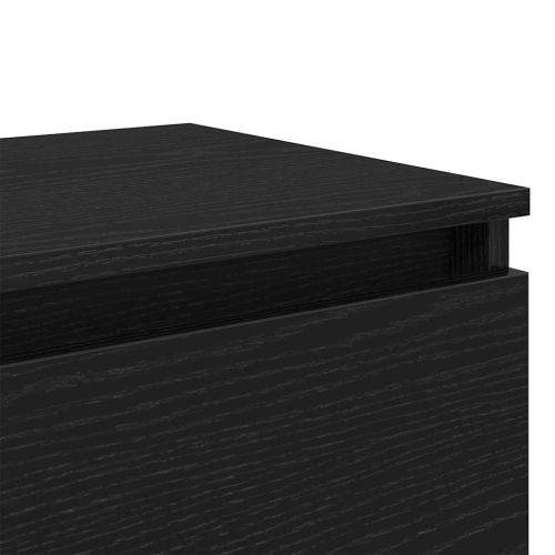 Нощен шкаф 2 pcs Черния дъб 40 x 35 x 50 см Инженерно дърво