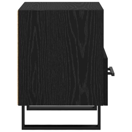 Нощен шкаф 2 pcs Черния дъб 40 x 35 x 47,5 см Инженерно дърво