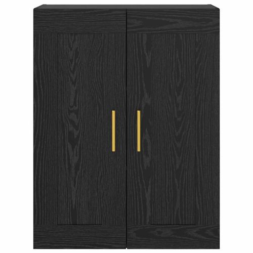 Стенен шкаф Черния дъб 69,5 x 34 x 90 см Инженерно дърво