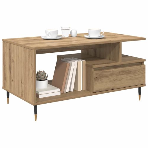 Масичка за кафе Дъб 90 x 49 x 45 см Инженерна дървесина