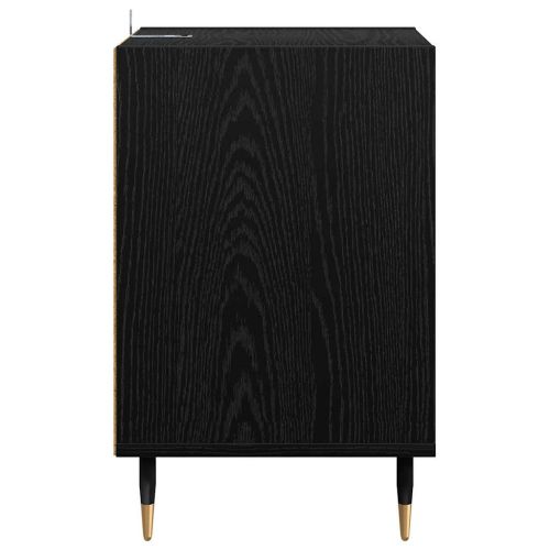 ТВ шкаф Черния дъб 100 x 35 x 55 см Инженерно дърво