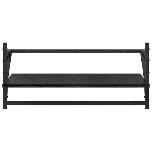 Комплект стенни рафтове 6 pcs Черния дъб 100 x 25 x 30 cm