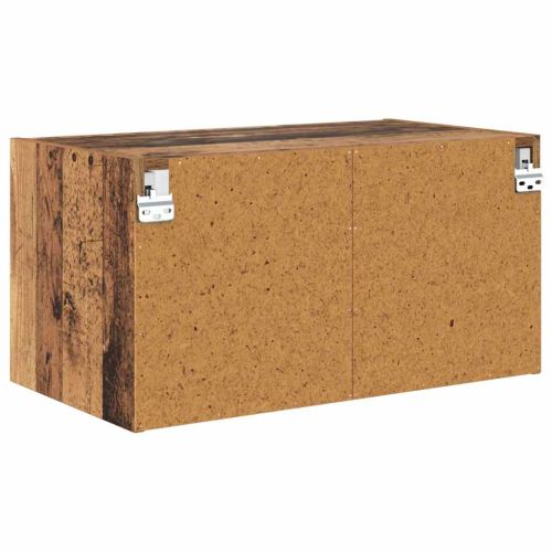 Стенни шкафове 2 pcs Старо дърво 68 x 37 x 35 см