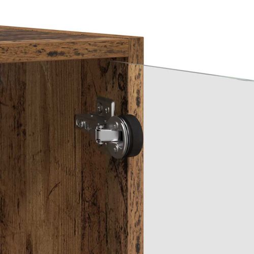 Стенни шкафове 2 pcs Старо дърво 68 x 37 x 35 см