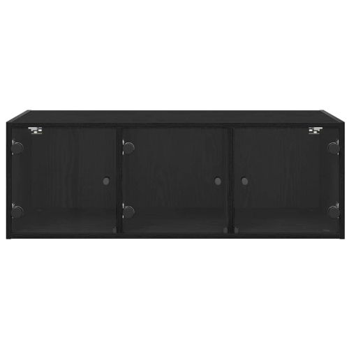 Стенен шкаф Черния дъб 102 x 37 x 35 см Инженерно дърво