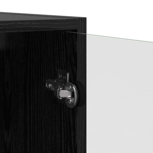 Стенен шкаф Черния дъб 102 x 37 x 35 см Инженерно дърво