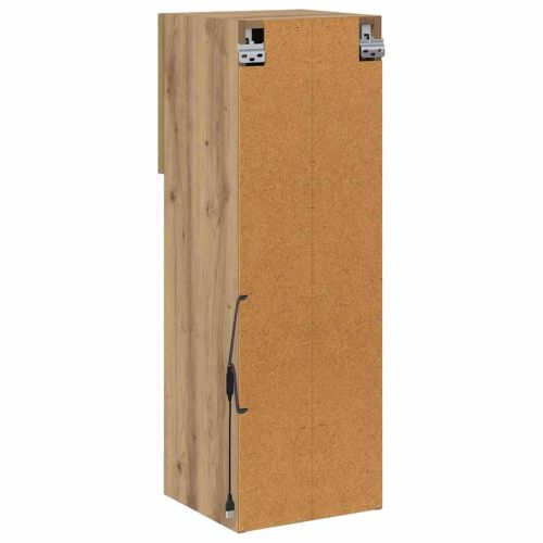 Стенен телевизионен шкаф 30,5 x 30 x 90 см Дъб
