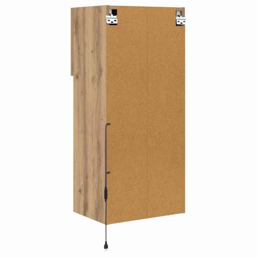Стенни ТВ шкафове 2 pcs Дъб Инженерно дърво