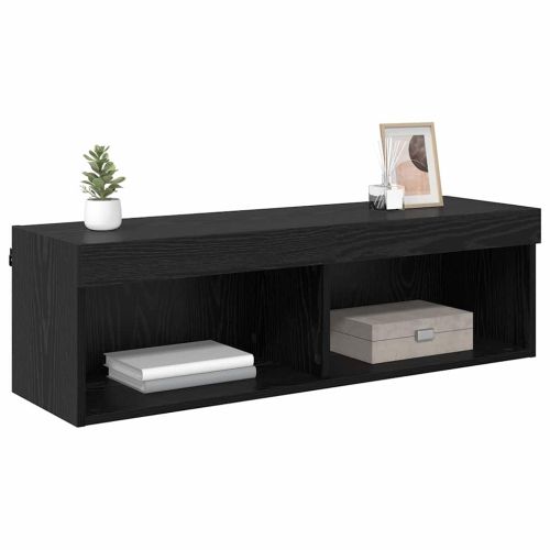 TV стенен шкаф Черния дъб 100 x 30 x 30 cm Инженерно дърво