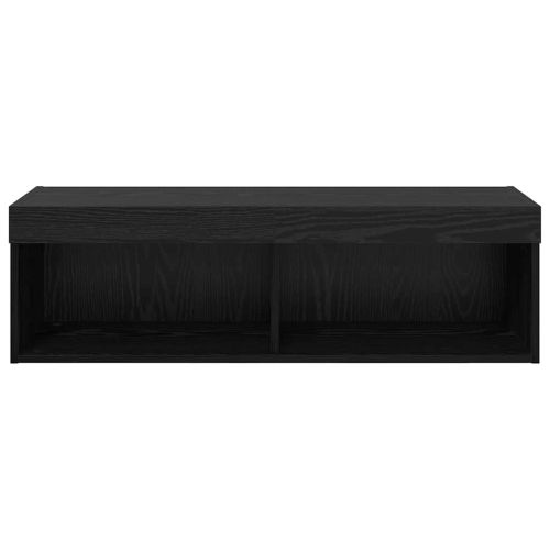 TV стенен шкаф Черния дъб 100 x 30 x 30 cm Инженерно дърво
