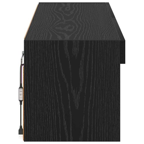 TV стенен шкаф Черния дъб 100 x 30 x 30 cm Инженерно дърво