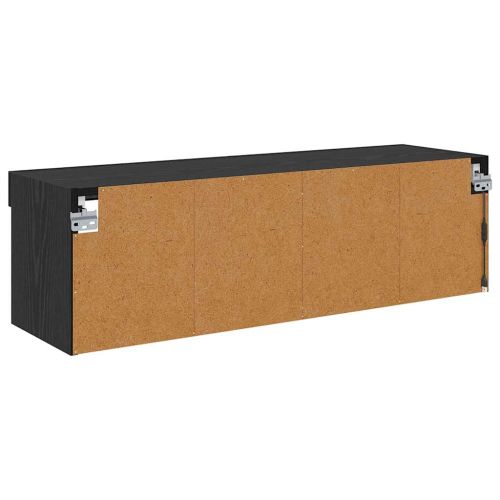 TV стенен шкаф Черния дъб 100 x 30 x 30 cm Инженерно дърво