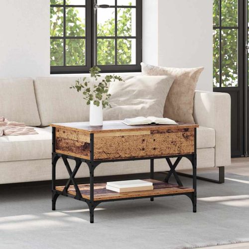 Масичка за кафе Старо дърво 70x50x50см Инженерно дърво