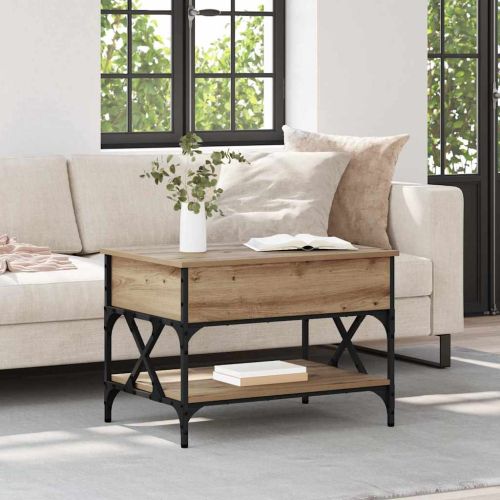 Масичка за кафе Дъб 70x50x50см Инженерно дърво