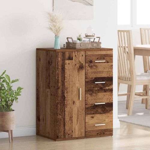 Служебен шкаф Старо дърво 59 x 39 x 80 см Инженерно дърво