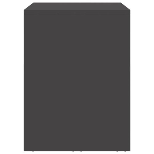 Стенен шкаф за гараж Черно 90 x 33 x 35 см