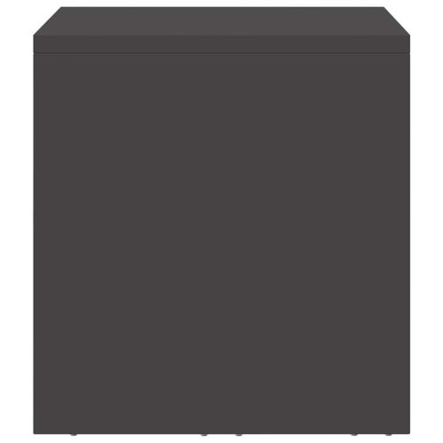 Стенен шкаф за гараж Черно 60 x 33 x 35 см