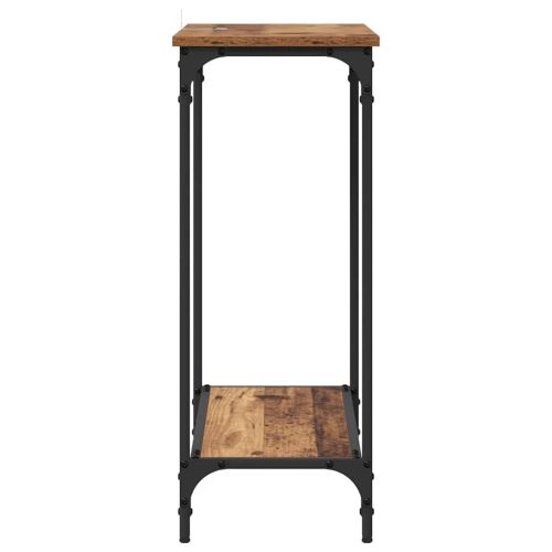 Конзолна маса Старо дърво 75 x 30.5 x 75 см Инженерно дърво