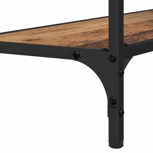 Конзолна маса Старо дърво 75 x 30.5 x 75 см Инженерно дърво